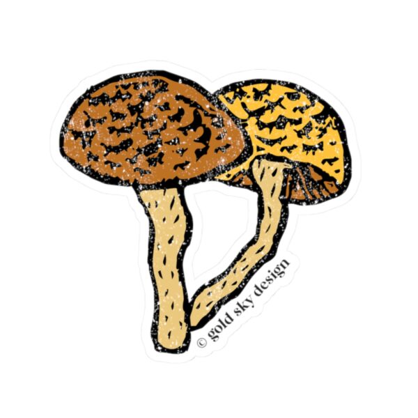 Chestnut Mushroom Kiss-Cut Stickers