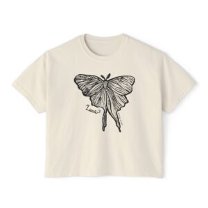 Luna Moth Graphic Boxy Tee